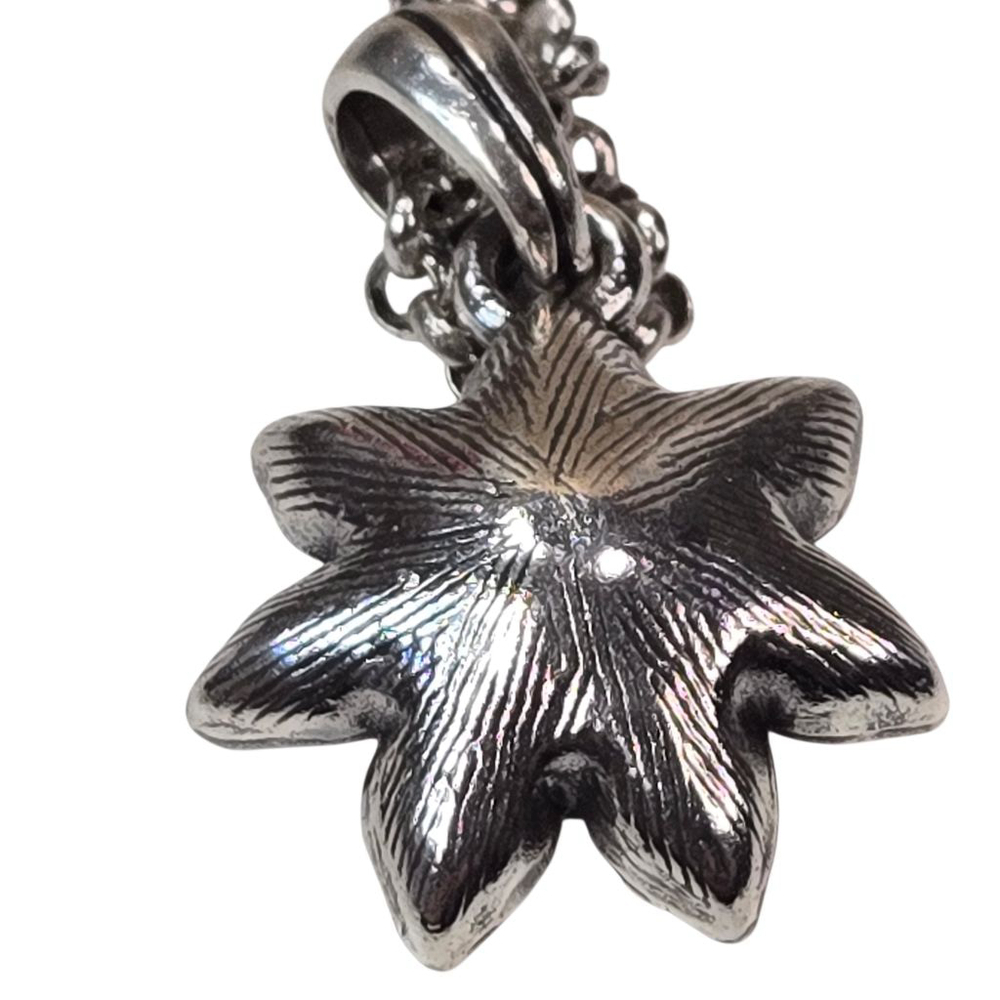 NWT Brighton Necklace Everbloom Sunflower Silvertone Pink Rhinestone November - Picture 5 of 11